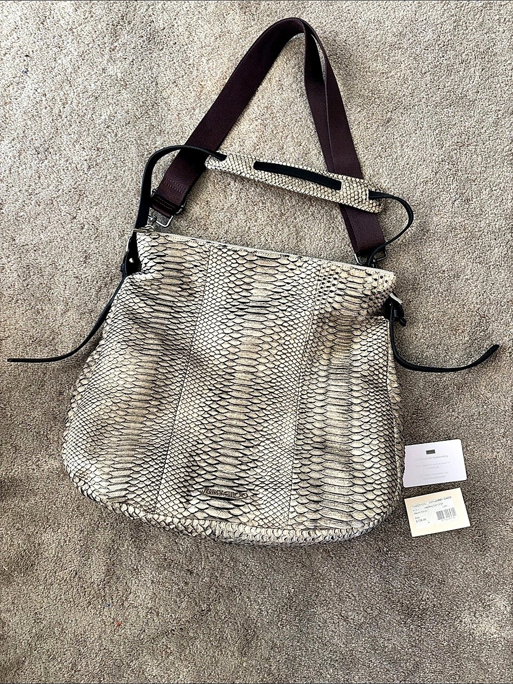 Authentic Jimmy Choo Python  Handbag Shoulder Bag PRICE DROP